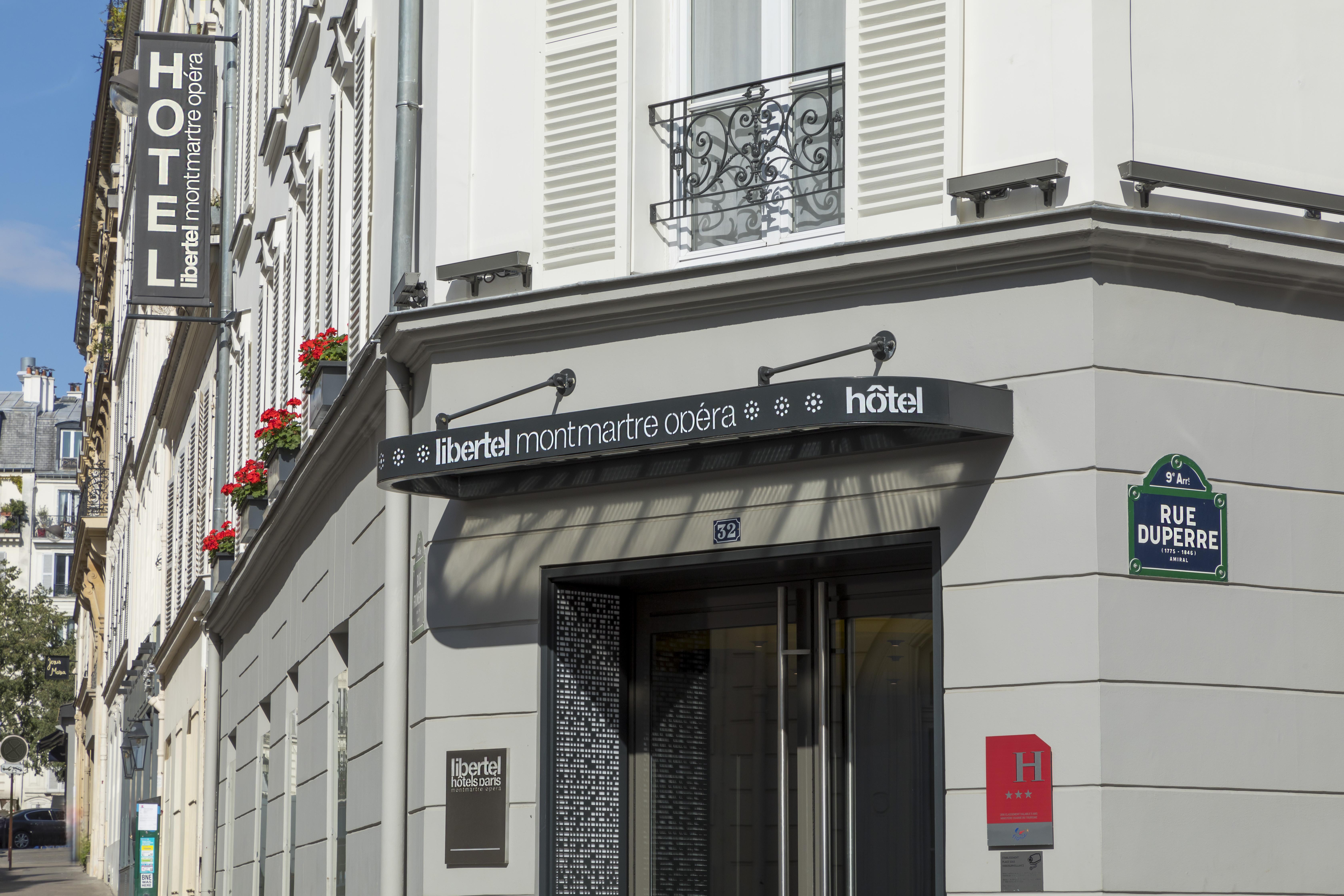 Libertel Montmartre Opera Hotell Paris Eksteriør bilde